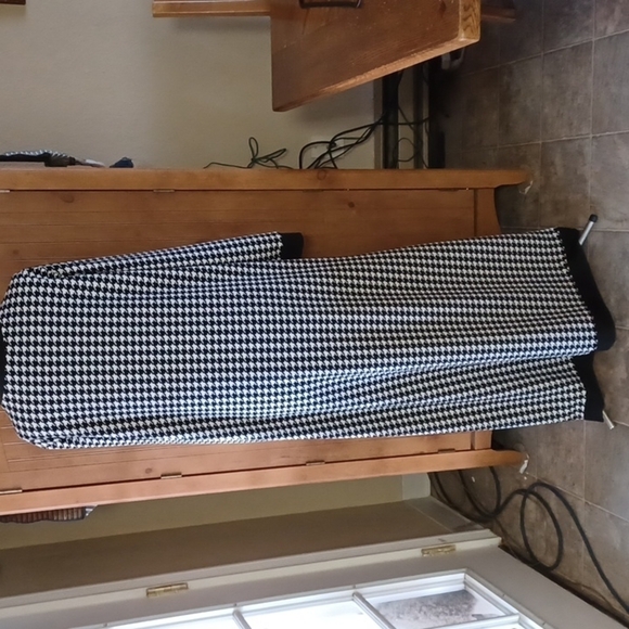 SHEIN Houndstooth Long Cardigan - Picture 5 of 8